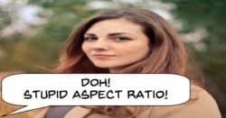 Image showing bad aspect ratio choice.