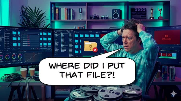 Editor at a loss as to where all the files are.