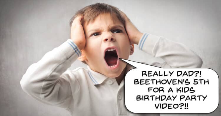 Bad music choices for video