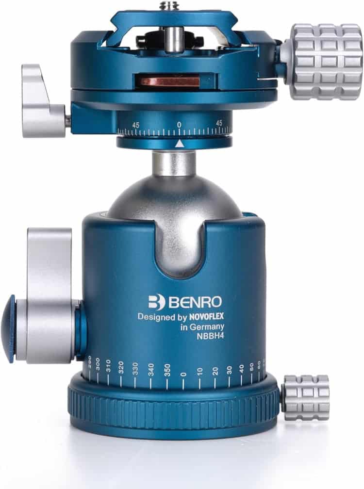 Ball head for a tripod