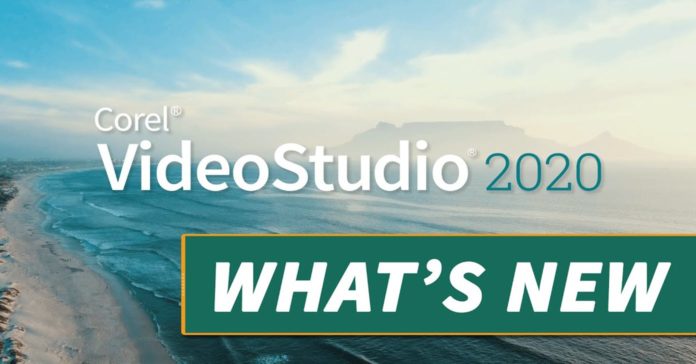 Corel VideoStudio 2020 update announcement banner image.