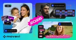 Movavi Video Editor 2026 product shot.
