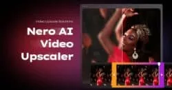Nero AI Video Upscaler review product image.