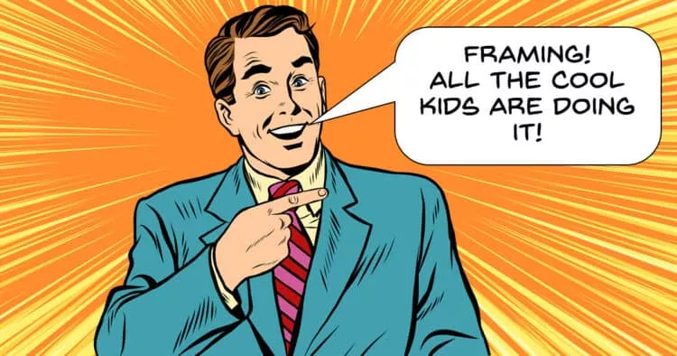 50's cartoon guy recommending correct framing for youtube videos.