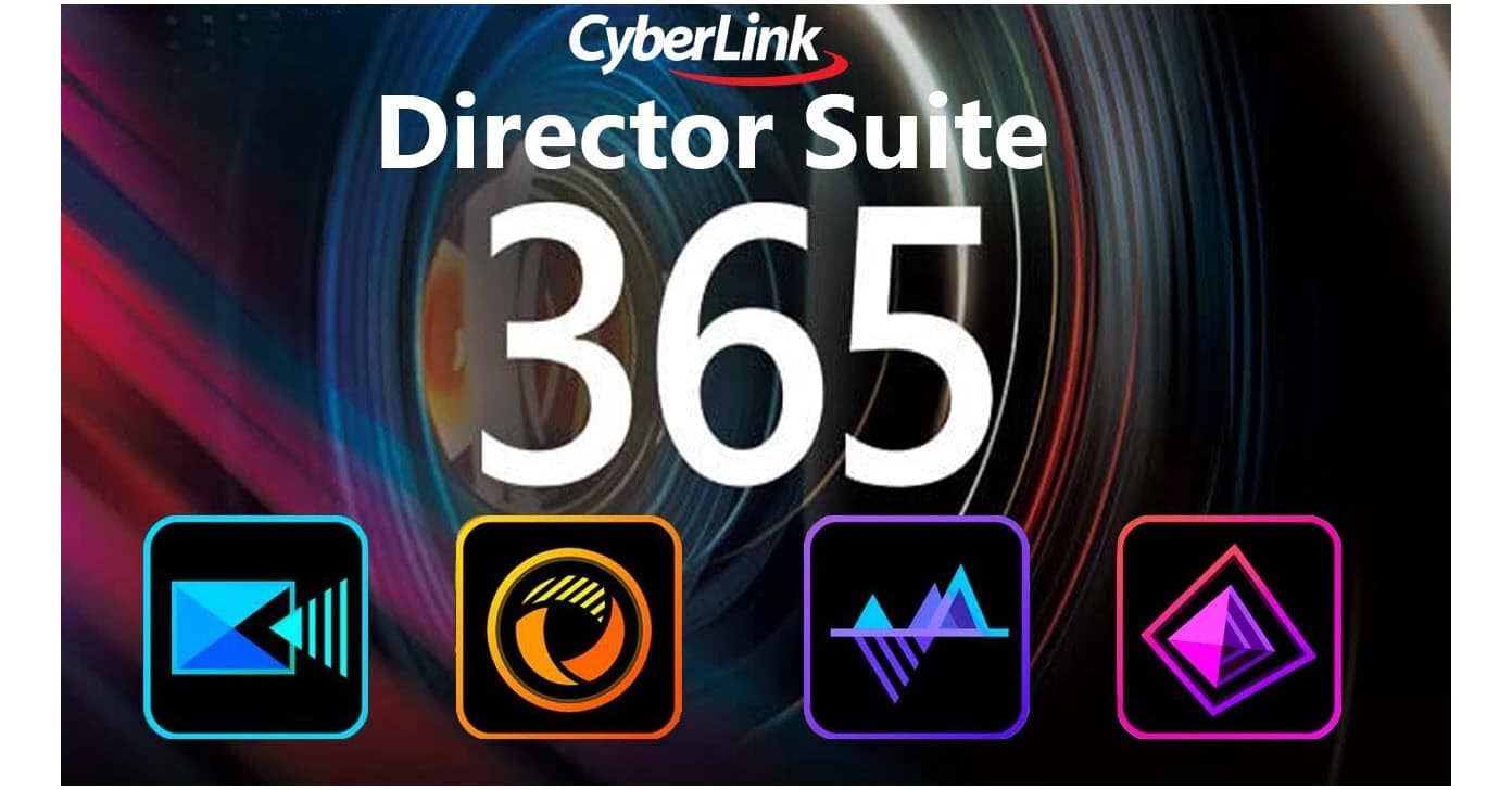 Logo for Cyberlink Director Suite 365 software package.