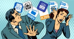 Couple confused by different video file formats.