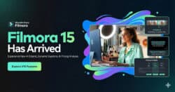 Filmora 15 review top product image.