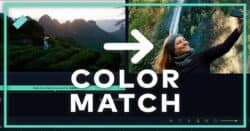 Filmora X Color Match module splash screen.