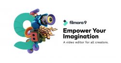 Box shot Filmora9 new release promo.