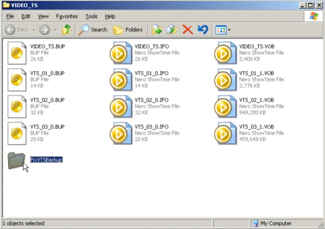 BUP: Какой программой открыть DVD Info Backup File