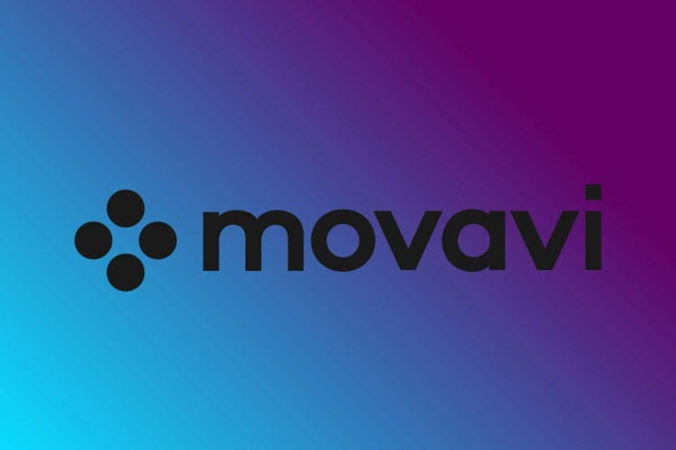 Movavi video editor company logo.