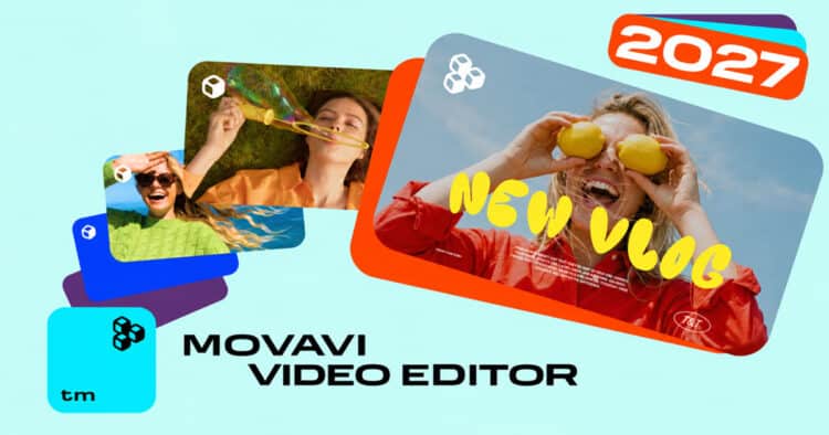Movavi video editor 2017 version banner.