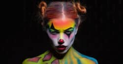 Example of strange on-camera appearance.