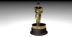 Image of an Oscar statuette.