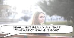 Blown out image of a young woman.