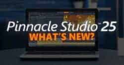 Pinnacle Studio 25 what's new banner.