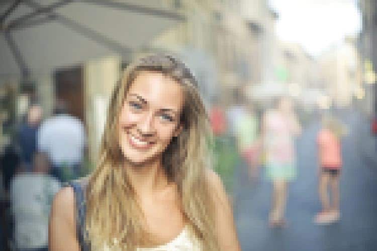 Pixelation due to low bitrate.
