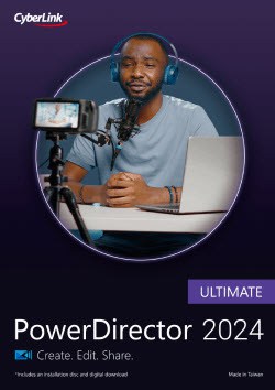 PowerDirector 2024 box shot.