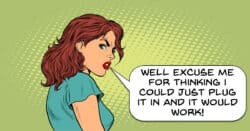 Frustrated a USB mic won't automatically work on a PC.