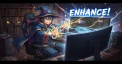 Wizard boy learning video editing basics.