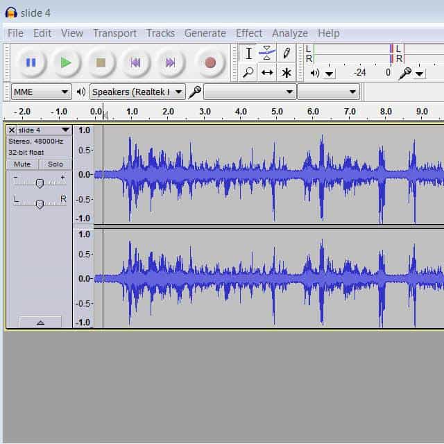 Audacity Step 12