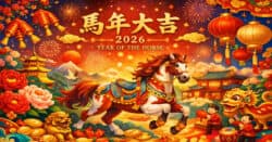 Chinese New Year image for Year of the Horse.